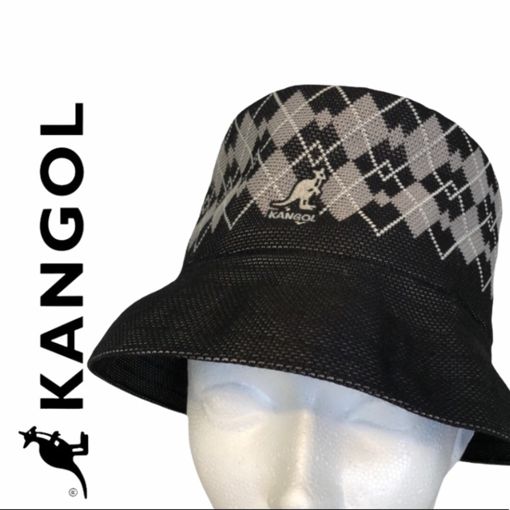Kangol Argyle Stripe Bermuda bucket hat (small)